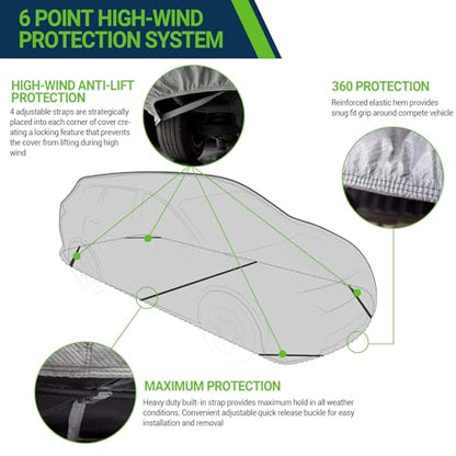 Funda impermeable para todo tipo de clima, 7 capas de algodó