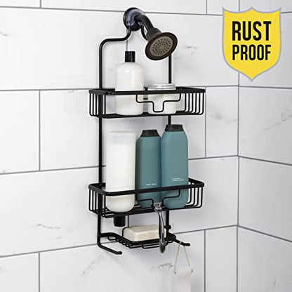 Zenna Home Organizador de baño colgante a prueba de óxido, e