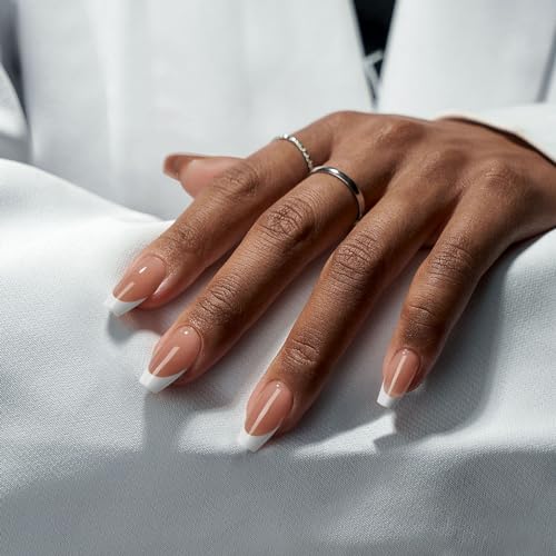 BTArtboxnails XCOATTIPS - Kit de uñas de gel francesas a pre
