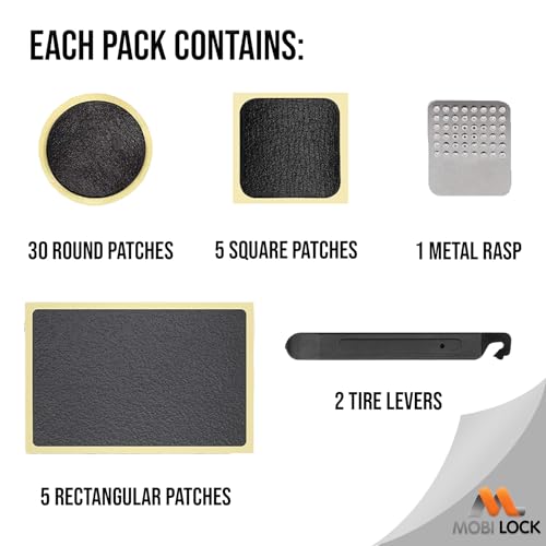 Mobi Lock Kit de reparación de neumáticos de bicicleta autoa