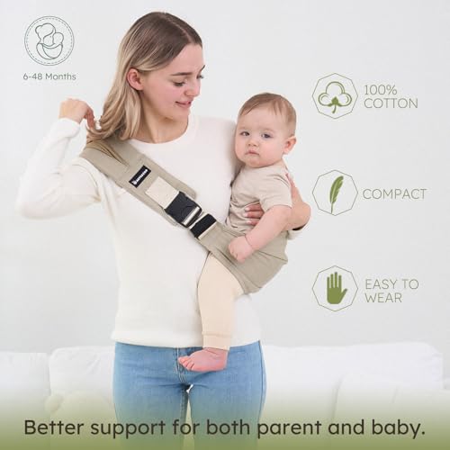 Transportador de cabestrillo para niños pequeños, algodón de