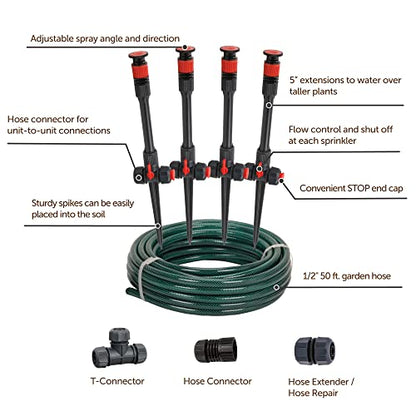 Eden 98063 Sistema de riego de jardín con diseño flexible mu