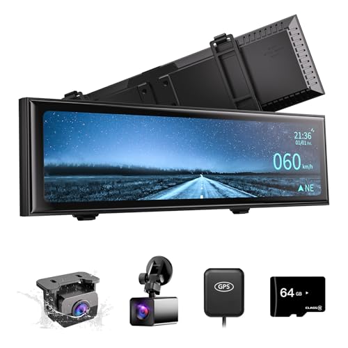Cámara de espejo retrovisor de visión nocturna con lente de