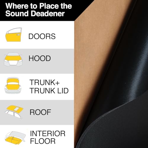 Roll Pack Liner 157 (0.157 in) mil Car Sound Deadening - Alf