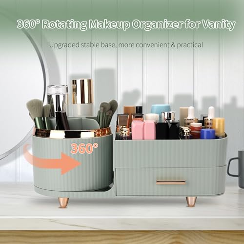 Organizador de maquillaje para tocador, vitrina de cosmético