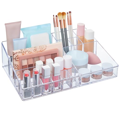 Paleta de maquillaje y cosméticos de plástico transparente d