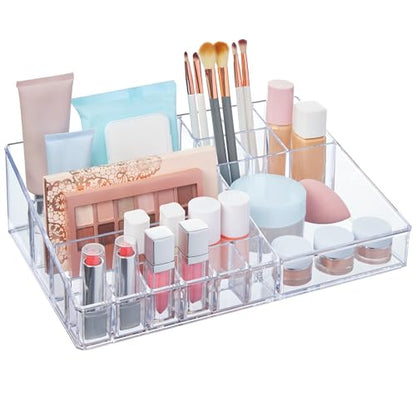 Paleta de maquillaje y cosméticos de plástico transparente d