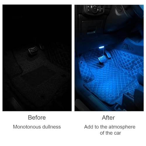 Luces LED inalámbricas para el interior del automóvil, 7 col
