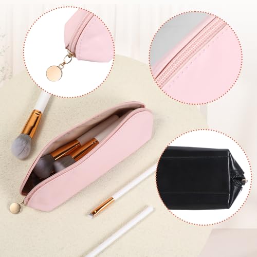 2 bolsas de brochas de maquillaje portátiles, soporte para b