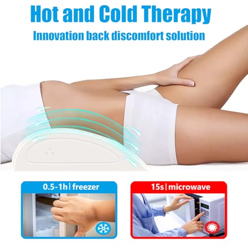 Almohada de apoyo lumbar con terapia de calor y frío para al