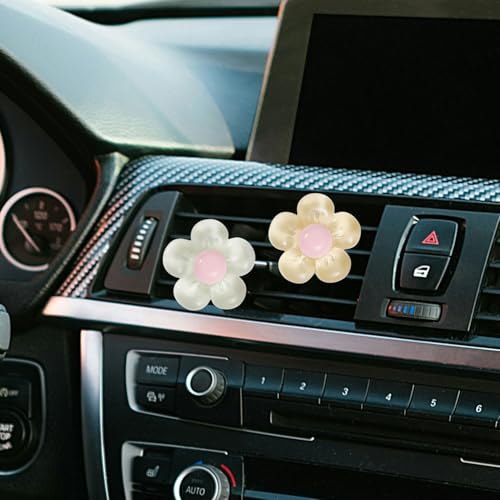 6 clips de ventilación de aire para automóvil, coloridos cli