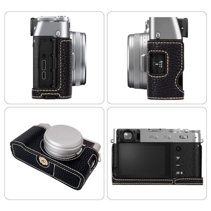X100VI - Funda de piel sintética para cámara digital Fujifil