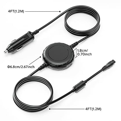 Powseed Cargador de coche portátil de 100 W 90 W 65 W USB C