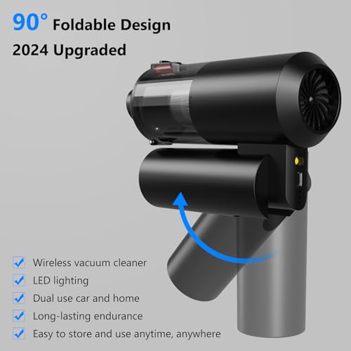 AirifyPro Vac V2 - Soplador de aire portátil, aspiradora de
