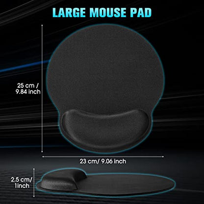 Yunsailing Paquete de 8 alfombrillas ergonómicas para mouse