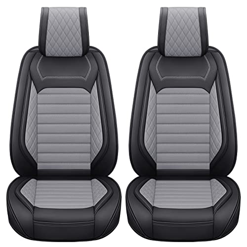 Aierxuan - 2 fundas de asiento delantero, universales, para