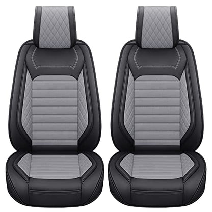 Aierxuan - 2 fundas de asiento delantero, universales, para