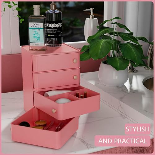 Organizador de maquillaje con cajones giratorios: caja de al