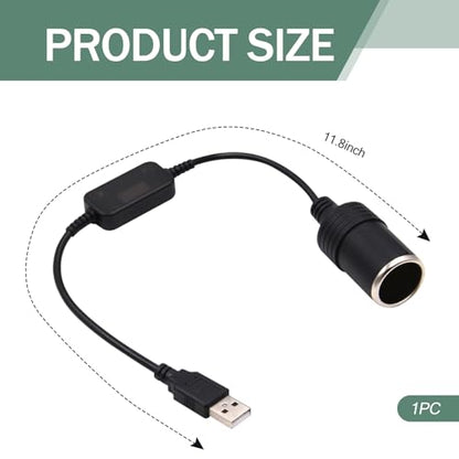 1 convertidor hembra de encendedor de cigarrillos de automóv