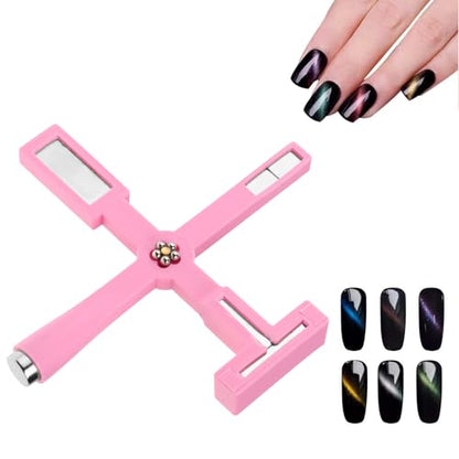 Imán de uñas 5 en 1 multifunción para manicura de gato, con