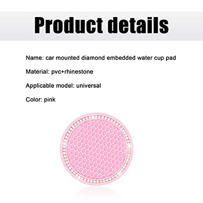 Fogfar Pack-2 Posavasos para automóvil, posavasos antidesliz