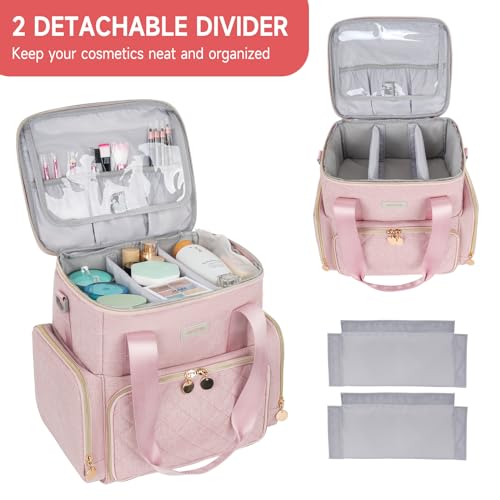 Bolsa de maquillaje extragrande, organizador de cosméticos 4