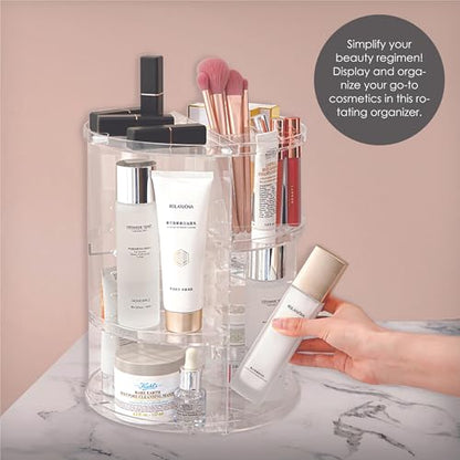 Organizador de maquillaje giratorio 360 grados