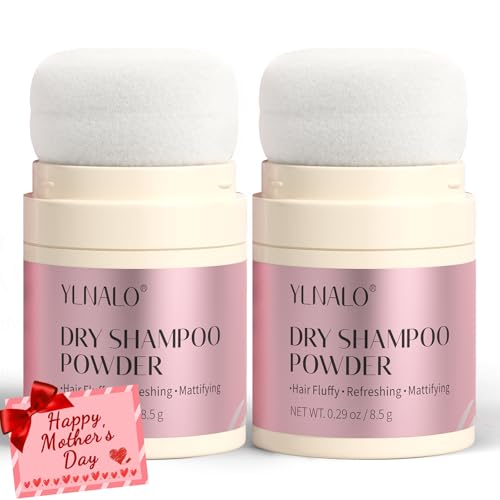 YLNALO Champú seco en polvo, paquete de 2 unidades, cabello