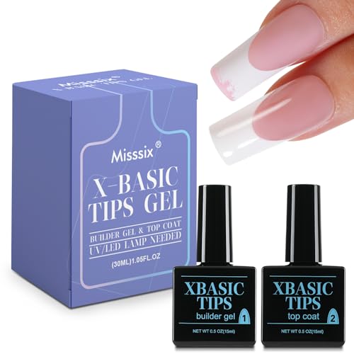 Misssix XBASICTIPS - Gel constructor protector francés y cap