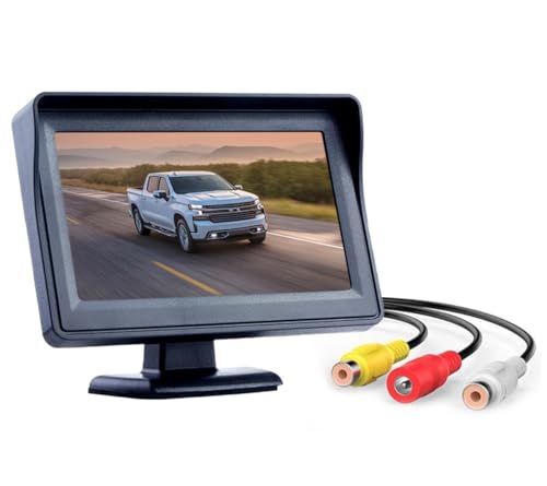B-Qtech Pantalla LCD TFT a color de 4.3 pulgadas, monitor de