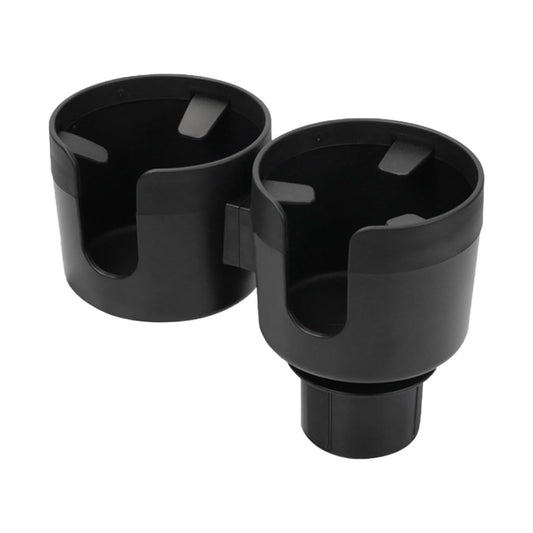 Extensor de portavasos doble para automóvil, adaptador de po