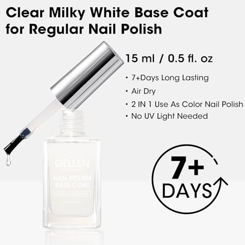 Gellen Capa base transparente para esmalte de uñas regular c