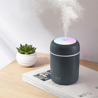 Mini humidificador portátil, colorido, niebla fría, alimenta