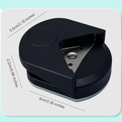 ZAAWUUT Mini Corner Rounder Paper Punch R4 Fillet Cutter, DI