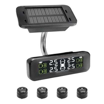 Tire Pressure Monitoring System, Upgrade Wireless Solar TPMS