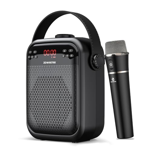 ZOWEETEK Amplificador de voz con micrófono inalámbrico de ma