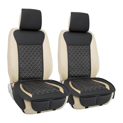 Elantrip 2 fundas de asiento delantero de automóvil, protect