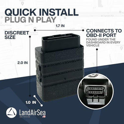 LandAirSea Sync GPS Tracker - 8.95 por mes. Cobertura global
