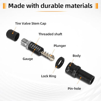 Kit de válvula deflatora de neumáticos ajustable automático,