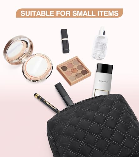 Marvolia Bolsa de maquillaje para bolso, bolsa de cosméticos