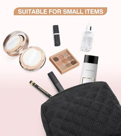 Marvolia Bolsa de maquillaje para bolso, bolsa de cosméticos