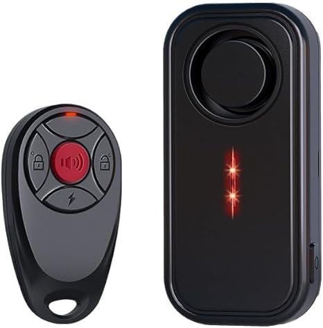 Alarma antirrobo para bicicleta con control remoto, 113 db,