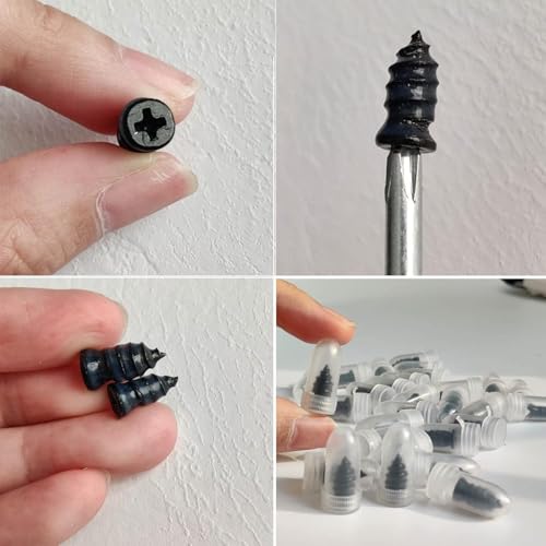 60 piezas de clavos de goma para reparación de neumáticos, r