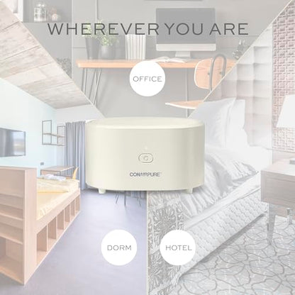 Conair Purificador de aire pequeño portátil, recargable, sin