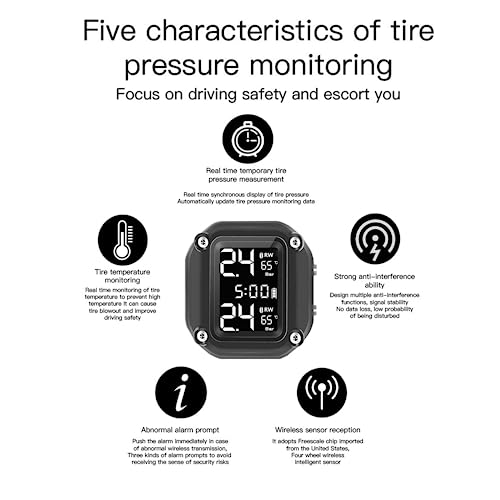 Sistema universal de monitoreo de presión de neumáticos TPMS