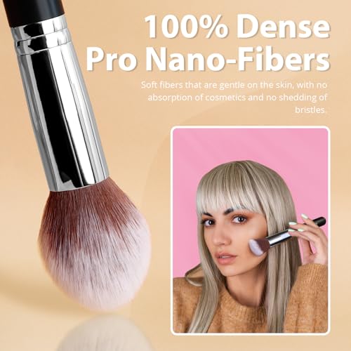 BEAKEY Juegos de brochas de maquillaje, juegos de brochas co