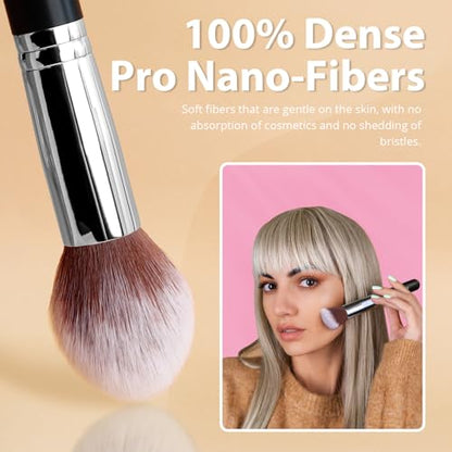 BEAKEY Juegos de brochas de maquillaje, juegos de brochas co
