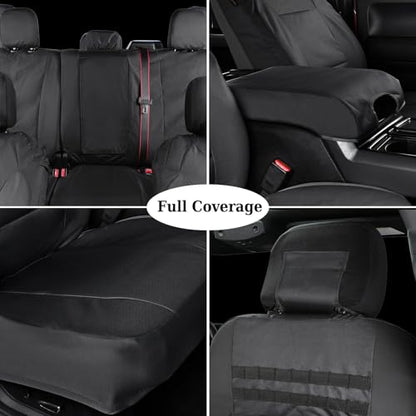 Coverado Fundas de asiento trasero de automóvil, impermeable