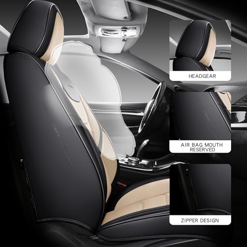 Juego completo de fundas de asiento de automóvil de cuero im