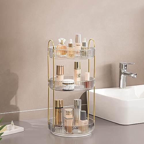 Organizador de maquillaje giratorio de 360 grados para encim